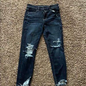American Eagle high rise jegging crop